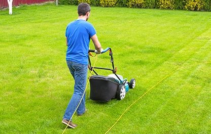 Lawn mowing